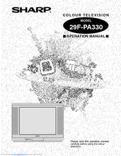Sharp 29F-PA330 Operation Manual