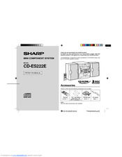 Sharp CD-ES222E Operation Manual