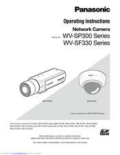 Panasonic WV-SP302 Operating Instructions Manual