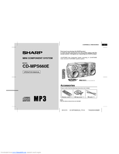 Sharp CD-MPS660E Operation Manual