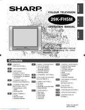 Sharp 29K-FM5M Operation Manual
