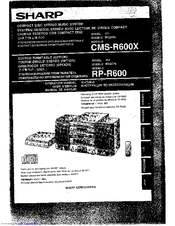 Sharp CMS-R600X Operation Manual