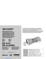 Sharp DK-A1H(BK) Operation Manual