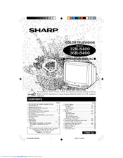 Sharp 32R-S400 Operation Manual