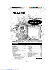 Sharp 32R-S480 Operation Manual