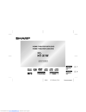 Sharp HT-X1W Operation Manual