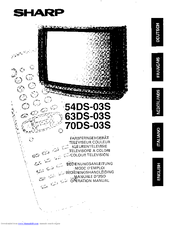 Sharp 54DS-03S Operation Manual