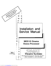 Smart MOD III Installation And Service Manual