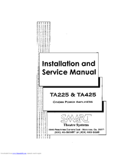 SMART TA225 Installation And Service Manual