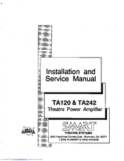 SMART TA120 Installation And Service Manual