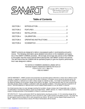 Smart EXM556 Installation And Service Manual