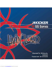 Kicker SS30 Owner's Manual