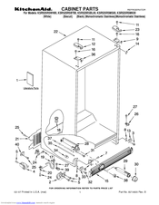 KitchenAid KSRS25RSBL00 Parts List