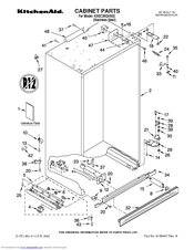 KitchenAid KSSC36QKS02 Parts List