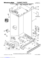 KitchenAid KSSC42FJT00 Parts List