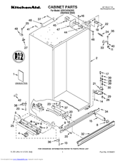 KitchenAid KSSC42QKS02 Parts List
