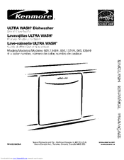 Kenmore ULTRA WASH 665.1348 Series Use & Care Manual