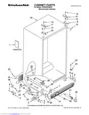 KitchenAid KSRS25RSMS03 Parts List