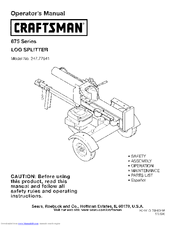 Craftsman 247.77641 Operator's Manual