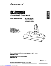 Kenmore Power-Mate KC50XBZRZU01 Owner's Manual