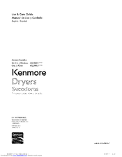 Kenmore 402.8903 Series Use & Care Manual