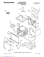 KitchenAid KDRP407HSS13 Parts List