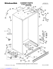 KitchenAid KSSC42FMS02 Parts List