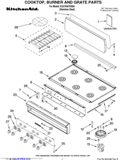 KitchenAid KGCP467HSS0 Parts List