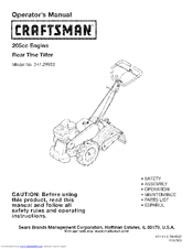 Craftsman 247.29933 Operator's Manual