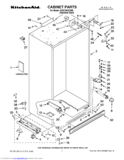 KitchenAid KSSC48QVS00 Parts List