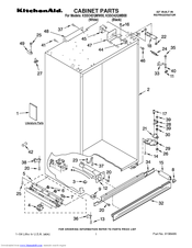 KitchenAid KSSO42QMB00 Parts List