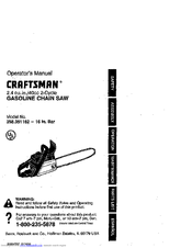 CRAFTSMAN 358.351162 Operator's Manual