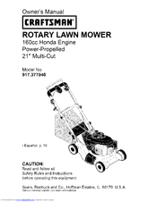 CRAFTSMAN 917.377040 Owner's Manual