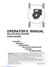 CRAFTSMAN 917.386090 Operator's Manual