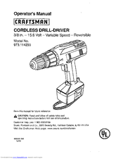 Craftsman 973.114250 Operator's Manual