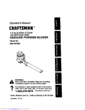 CRAFTSMAN 358.797320 Operator's Manual