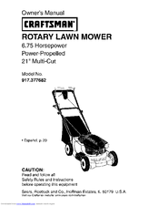 CRAFTSMAN 917.377682 Owner's Manual