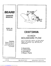 CRAFTSMAN 757.242330 Owner's Manual