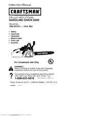 CRAFTSMAN 358.360151 Instruction Manual