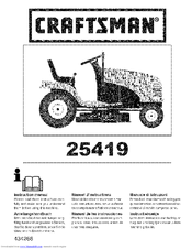 CRAFTSMAN 25419 Instruction Manual