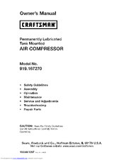 CRAFTSMAN 919.167270 Owner's Manual