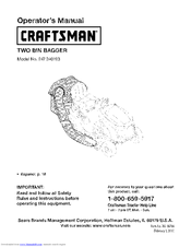 CRAFTSMAN 247.240193 Operator's Manual