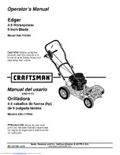 Craftsman 536.772350 Operator's Manual