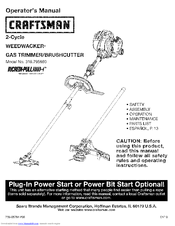 CRAFTSMAN Incredi-Pull 316.795860 Operator's Manual