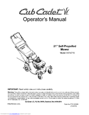 Cub Cadet 997A71X Operator's Manual