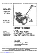 Craftsman 917.299850 Owner's Manual