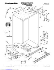 KitchenAid KSSC48QKS02 Parts List