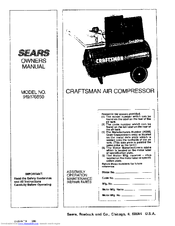 Craftsman 919.176850 Owner's Manual