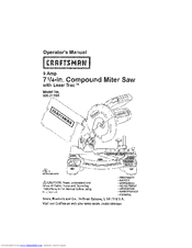 CRAFTSMAN 320.21195 Operator's Manual