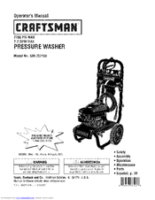 CRAFTSMAN 580.752180 Operator's Manual